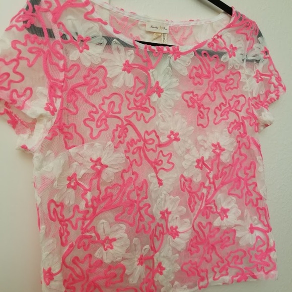 NWT Anthropologie Meadow Rue Cherry Blossom Blouse - Picture 5 of 6
